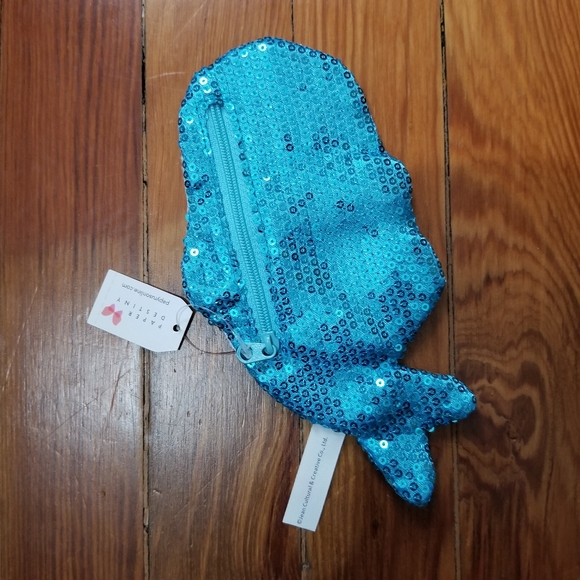 Papyrus Sequined Mermaid Coin Pouch - Picture 2 of 4